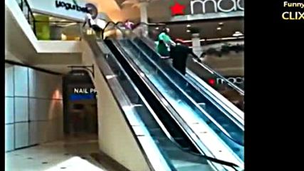 Funny Escalator Fail Compilation 2015 [new]