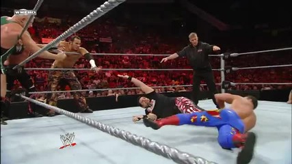 Matt Hardy, Tommy Dreamer, Evan Bourne & Finlay vs. Mark Henry, John Morrison, Miz & Chavo Guerrero