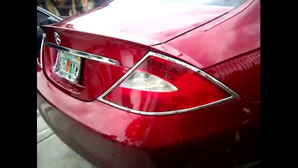 Candy Red Mercedes Cls 500 on 22 quot;s
