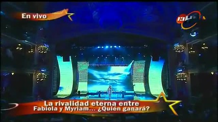 Fabiola y Myriam - Anuncian al Ganador de El gran Desafio