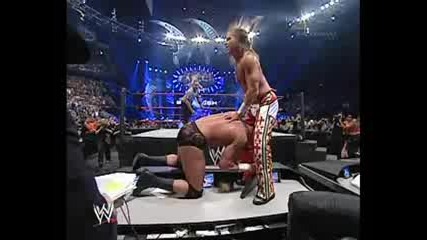 John Cena vs Edge vs Shawn Michaels vs R. Orton (wwe championship Fatal 4 way match) - Backlash 2007 