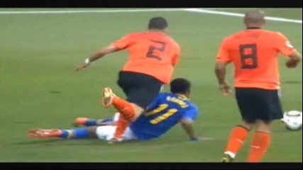 Netherland - Brasil 2 : 1 / Головете и Червения картон* 