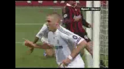 Milan - Real madrid 0:1 Karim Benzema Бележи 
