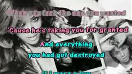 Beyonce - If I Were A Boy [karaoke Instrumental]