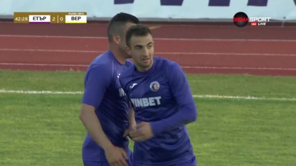 Младенов удвои за Етър срещу Верея