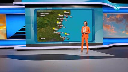 Прогноза за времето (24.07.2025 - обедна емисия)