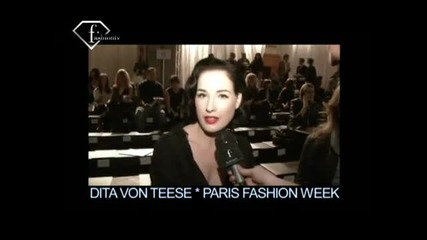 fashiontv Ftv.com - Dita von Teese endorsement 