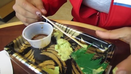 Chick Tries to eat Wasabi!!