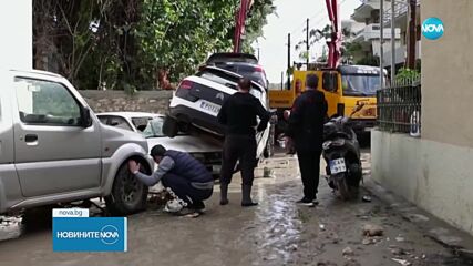 Бурята "Бора" нанесе сериозни щети на остров Родос