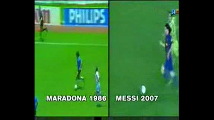 Maradona 1986 - Messi 2007