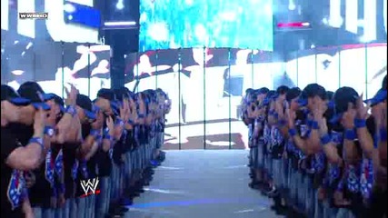 Грандиозното излизане на John Cena на Wrestlemania 25 (+subs) 