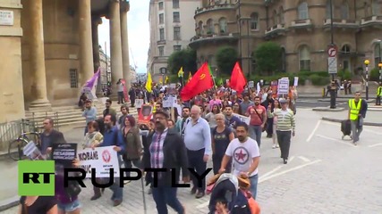 UK: Pro-Kurdish rally blocks BBC HQ, condemns Turkish state