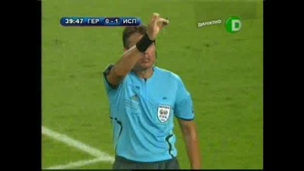 Germany срещу Spanish [euro 2008] - Част 3