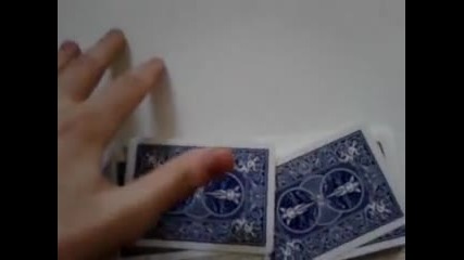 техника:riffle shuffle трик 30