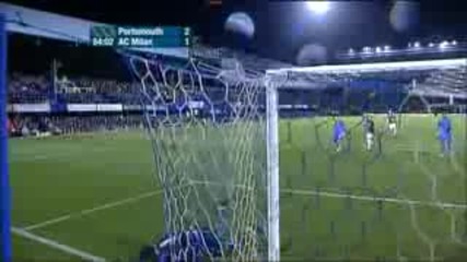 Ronaldinho Free Kick Goal - Portsmouth - Ac Milan