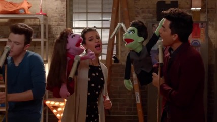Glee cast + Adam Lambert and Demi Lovato - The Fox (what Does The Fox Say) from Puppet Master - Glee