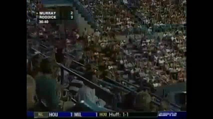 супер форхенд на Andy Roddick 