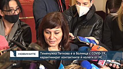 Теменужка Петкова е в болница с COVID-19, карантинират контактните й колеги от НС