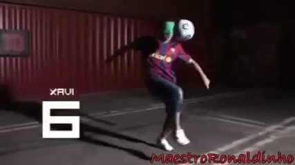 Ronaldinho - freestyle with covered eyes