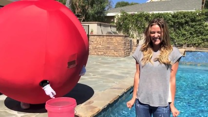 Wipeout's Jill Wagner does the Als Ice Bucket Challenge