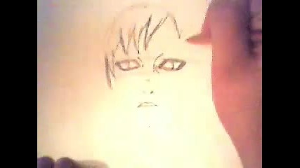 how to draw gaara 