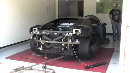 Lamborghini Gallardo откача на dyno test