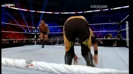 Christian reverses Randy Orton's Punt Kick into the Spear