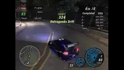 Nfsu2:drift na Hildside manor