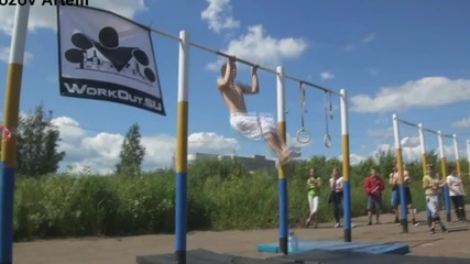 Артем Морозов - 1 място на "street workout Yaroslavl 2012"