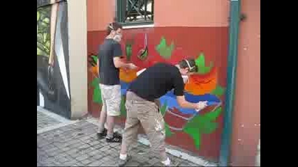 - Graffiti Action Bombing - Saloniki Greece 