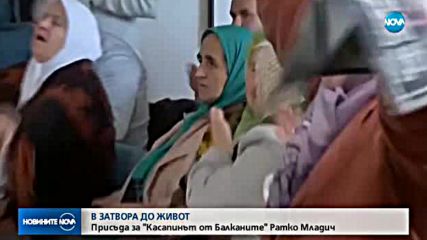 Доживотен затвор за "Касапина от Босна" Ратко Младич, реши Трибуналът в Хага