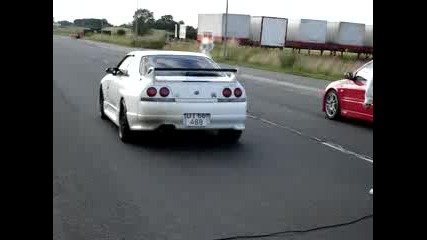 Nissan - Skyline - R33 - Gtr - vs - Mitsubishi - Lancer - Evo - Ix 