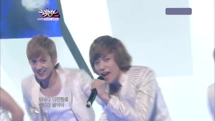 Teen Top - Beautiful Girl + No More Perfume On You ~ Music Bank (29.07.11)