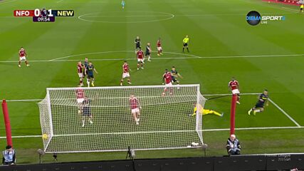 Newcastle United with a Goal vs. Nottingham Forest