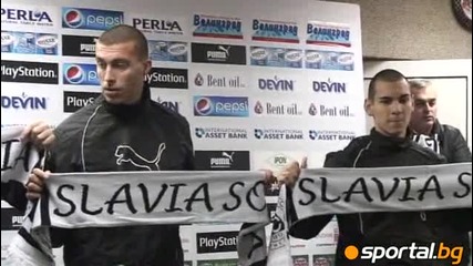 Представиха новите попълнения на Славия / 07 януари 2011 / 
