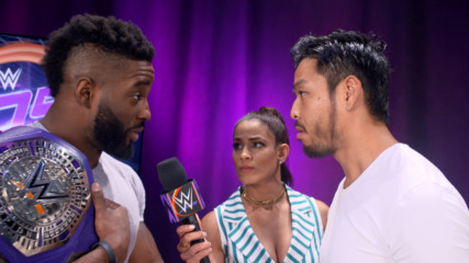 Cedric Alexander and Hideo Itami face off after their WWE Cruiserweight Championship Match is made: WWE.com Exclusive, J