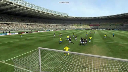 Страхотен гол на Neymar Jr на Fifa 11