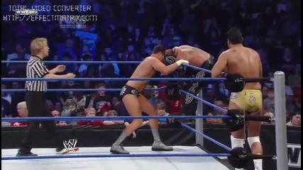 Smackdown 14.01.11 Rey Mysterio vs Truth vs Alberto Del Rio And coldy rohtes part 1 
