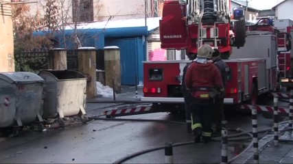 Кооперация горя в центъра на София