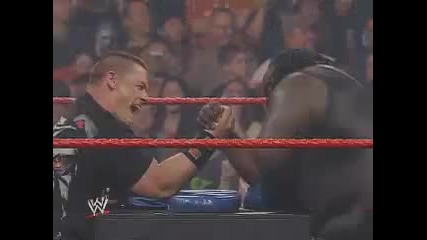 John Cena vs Mark Henry Arm Wrestling Match!