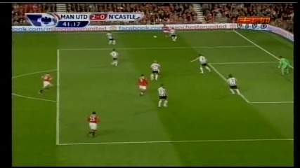 16.08.2010 Манчестър Юнайтед 2 - 0 Нюкасъл гол на Дарън Флетчър 