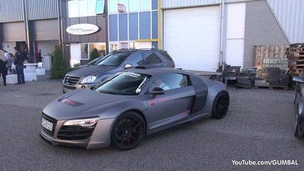 Audi R8 Pd Gt850 Prior Design - Start up + Acceleration Sounds!