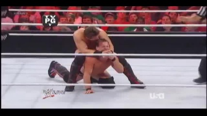 Долф Зиглър срещу Миз срещу Крис Джерико - Raw 08/13/12 (2част)