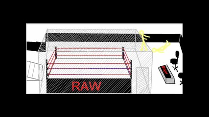 Cena без да иска испусна Cm Punk от върха на клетката (pivot)