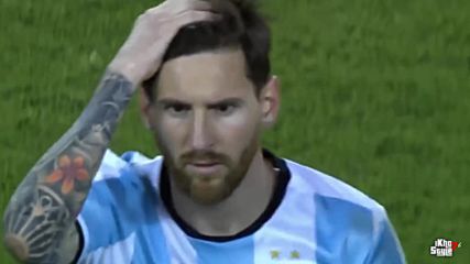 Реакцията на Меси след загубата на финала на Копа Америка Аржентина - Чили 2:4
