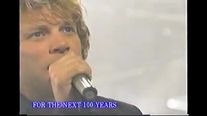 Prevod - Bon Jovi - Next 100 years Live Japan 