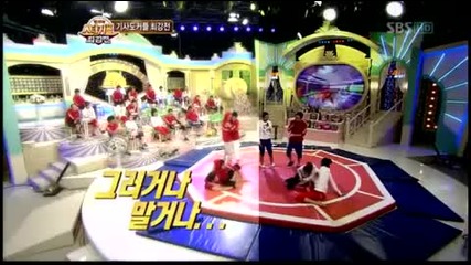 2pm vs shinee (nichkhun , Minho , Junho , Jonghyun) 