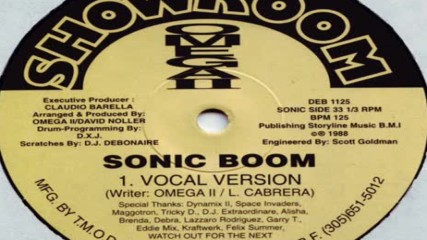 omega Ii-sonic boom 1988