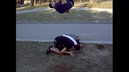 preskok (side flip)