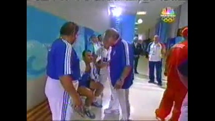 2004 Olympics - Weightlifting 77kg Snatch 